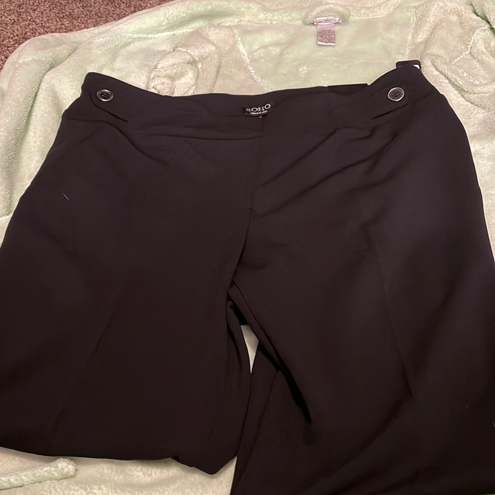 SOHO Apparel black dress pants.
